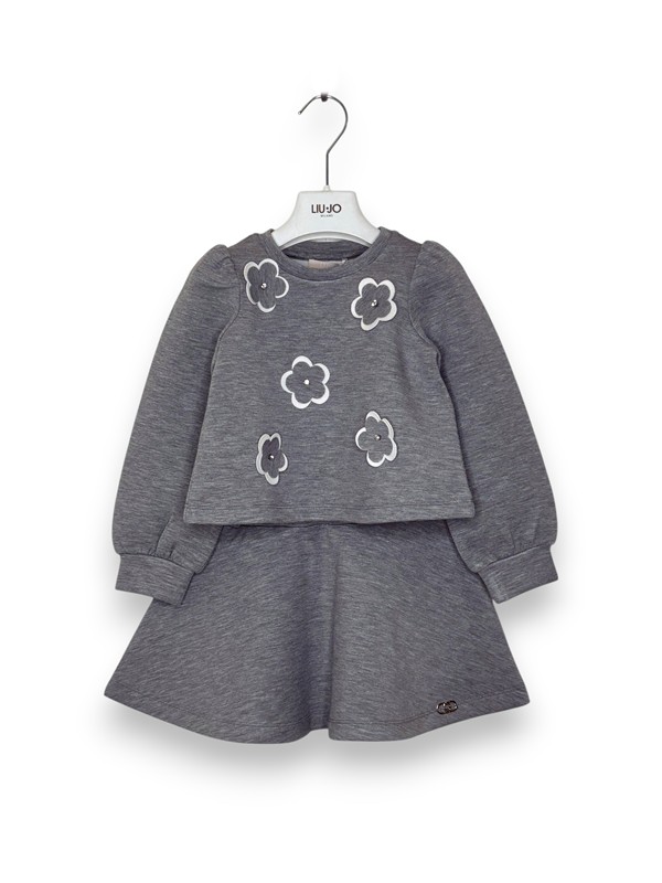 Girocollo+gonna ruota+fiori neoprene