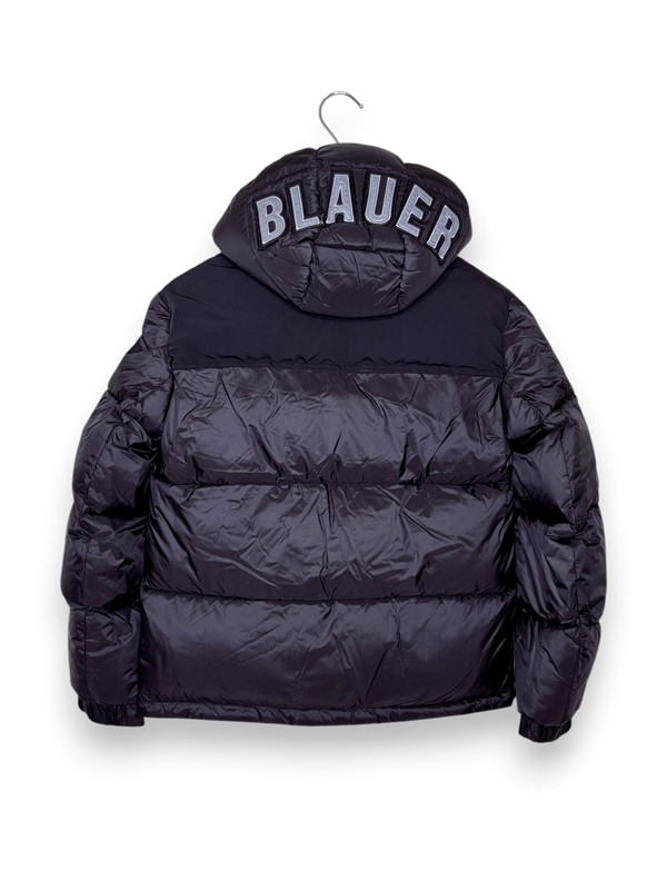 Piumino+cappuccio eco blauer m