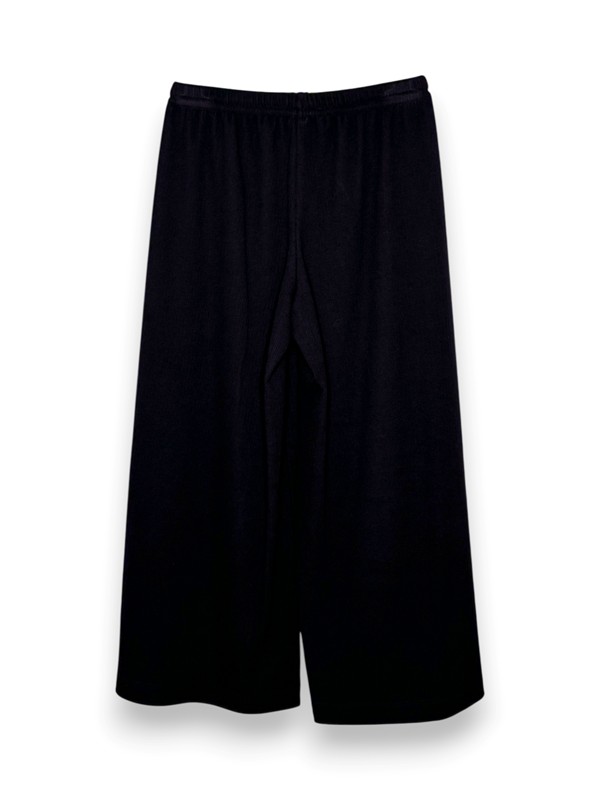 Pantalone palazzo felpa costina