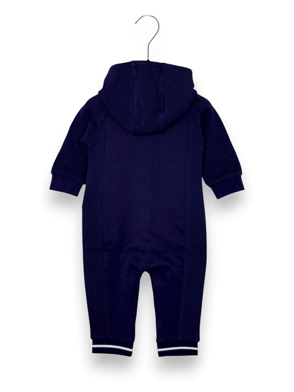 Tuta+cappuccio senza piedi piquet