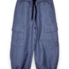 Pantalone cargo tencel
