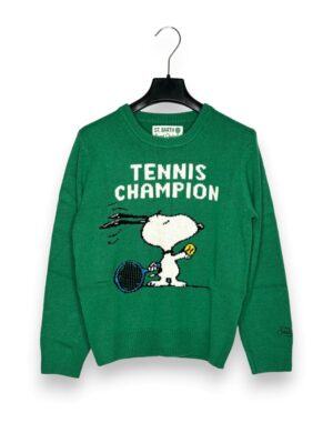 Girocollo lana snoopy tennis champ