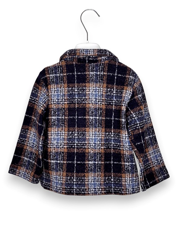 Overshirt scozzese caldo cotone