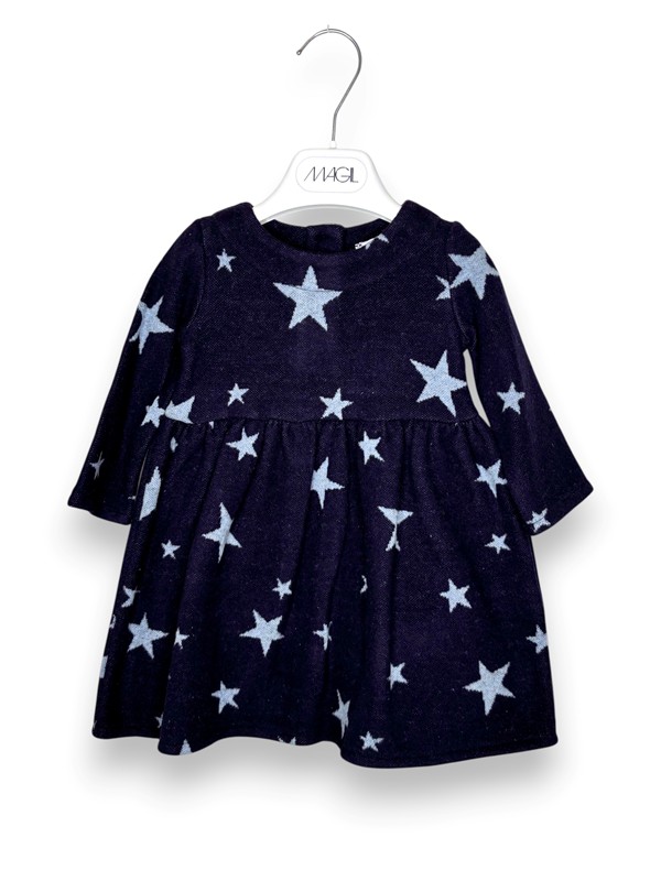 Abito caldo cotone+stelle