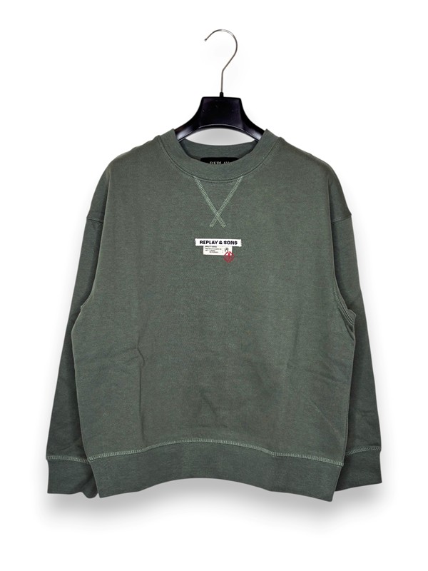 Felpa girocollo replay