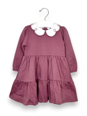 Abito a balze felpa strech