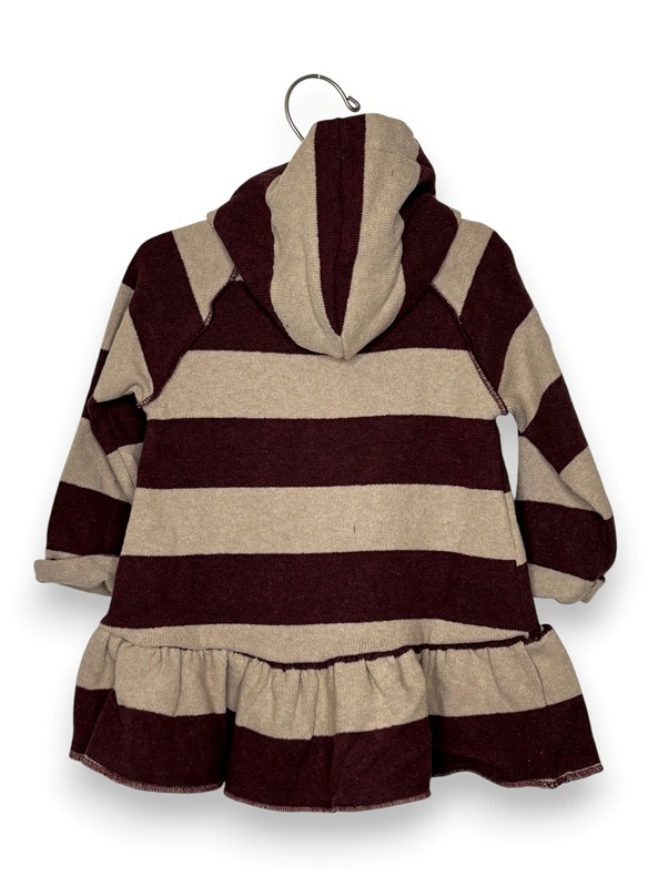 3636EF24EEB98BCA835D2ECDC39144C4_ Abito felpa gappuccio rigato