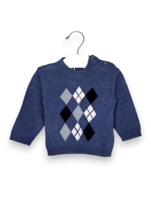 Girocollo lana rombi