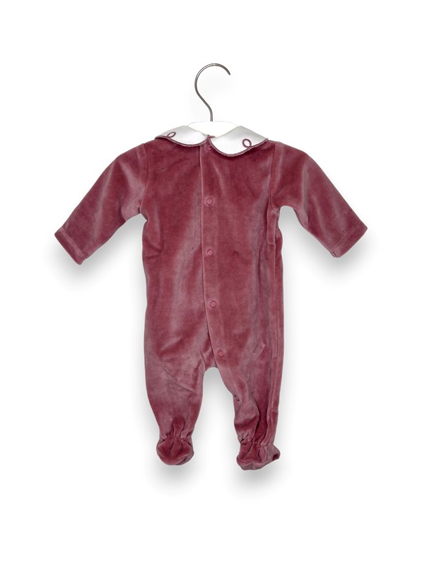 Tuta ciniglia+collo smerlato