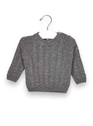 Girocollo lana trecce