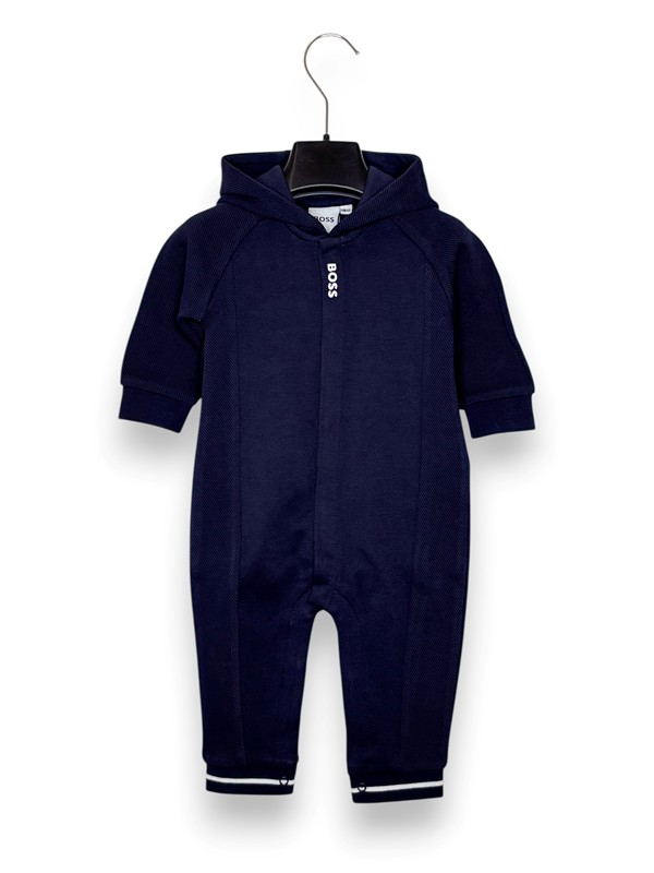 Tuta+cappuccio senza piedi piquet