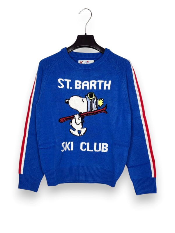 Girocollo lana snoopy ski club