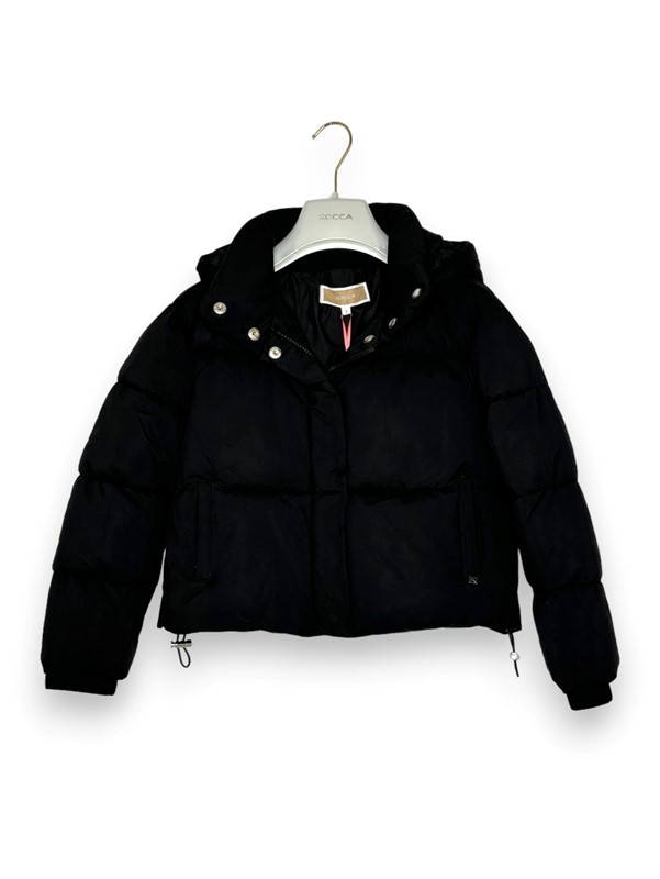 Piumino corto+cappuccio