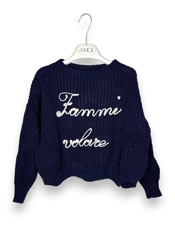 Girocollo lana fammi volare