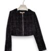 Giacca chanel boucle lurex+zip