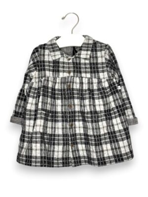 B6EB996902A5E9D4ED63BC0EB7F2B153_ Abito camicione felpina scozzese