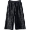 Pantalone palazzo ciniglia plisse