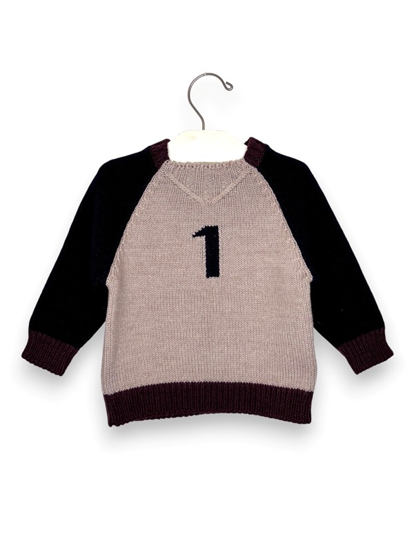 Girocollo lana raglan+1
