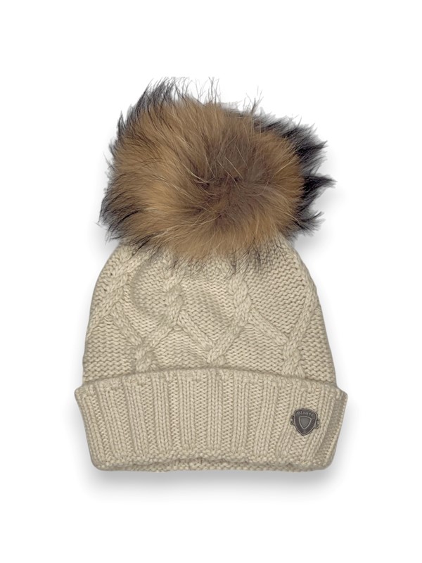 Berretto dacia ponpon pelo