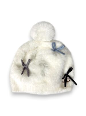 Ponpon nodini maglia pelosa