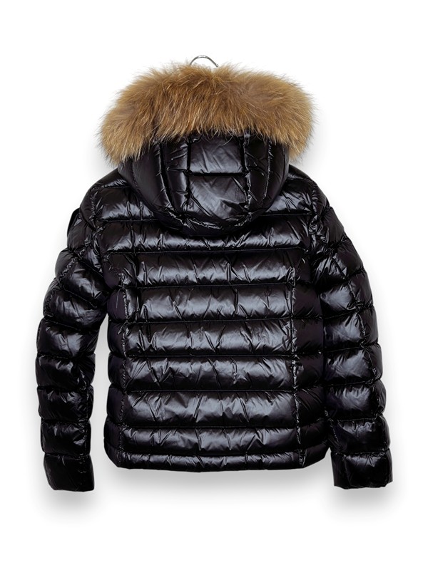 Piumino eco+cappuccio pelo blauer f