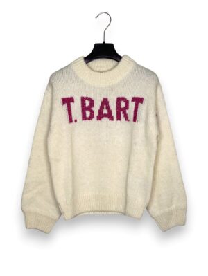 Girocollo lana over st barth lurex