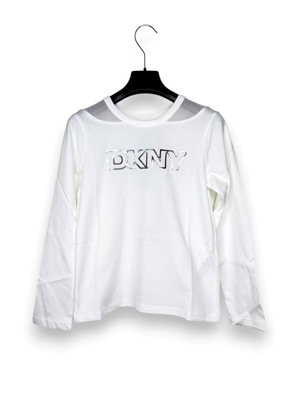 T-shirt maniche lunghe spalle rete