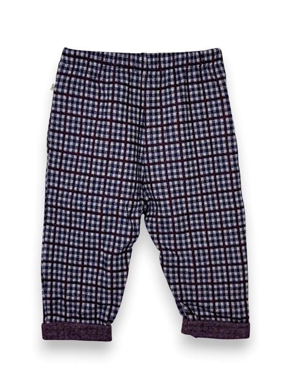 Pantalone pied de poul felpa