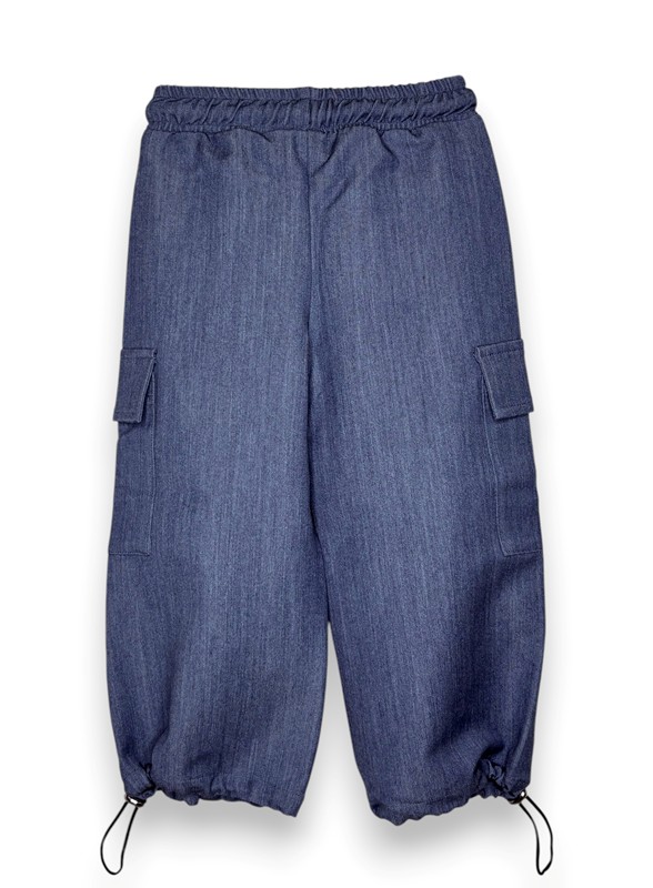 Pantalone cargo tencel