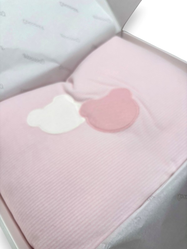 Coperta ciniglia rigata