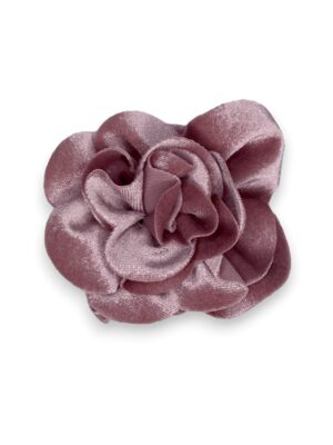 Spilla fiore velluto cangiante