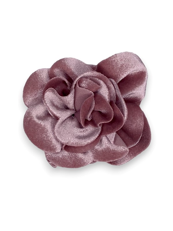 Spilla fiore velluto cangiante