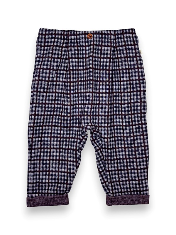 Pantalone pied de poul felpa