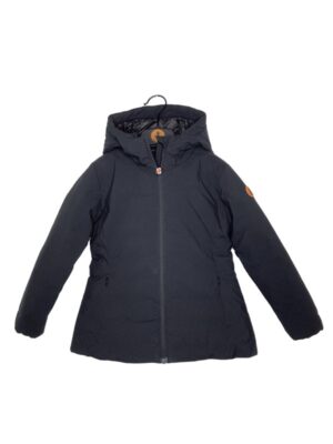 Ecopiumino lungo liscio+cappuccio