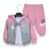 Tuta jogging+t-shirt bicolore nike