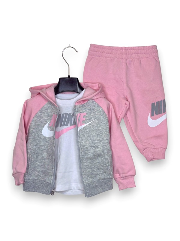 Tuta jogging+t-shirt bicolore nike