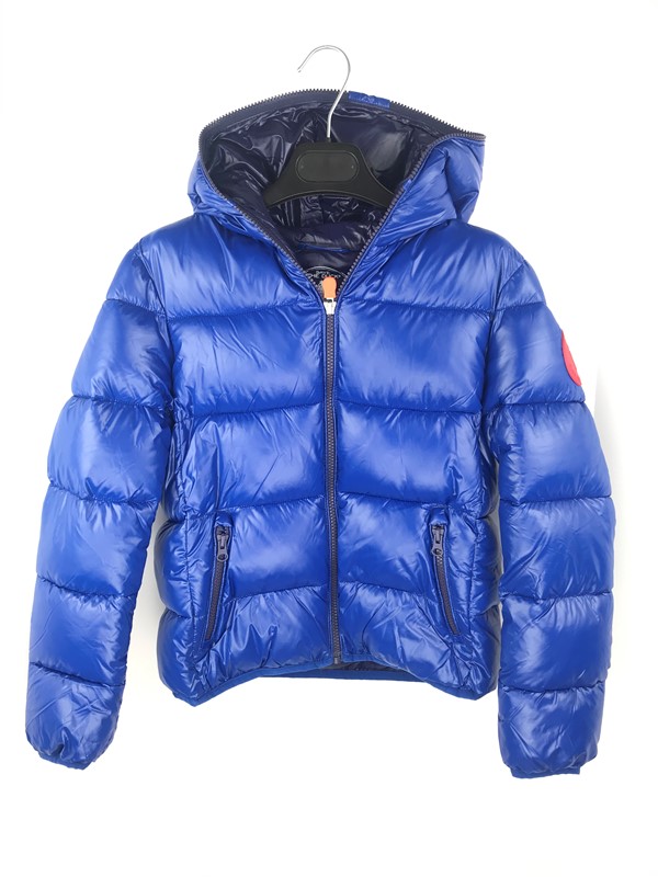 Ecopiumino+cappuccio lucido