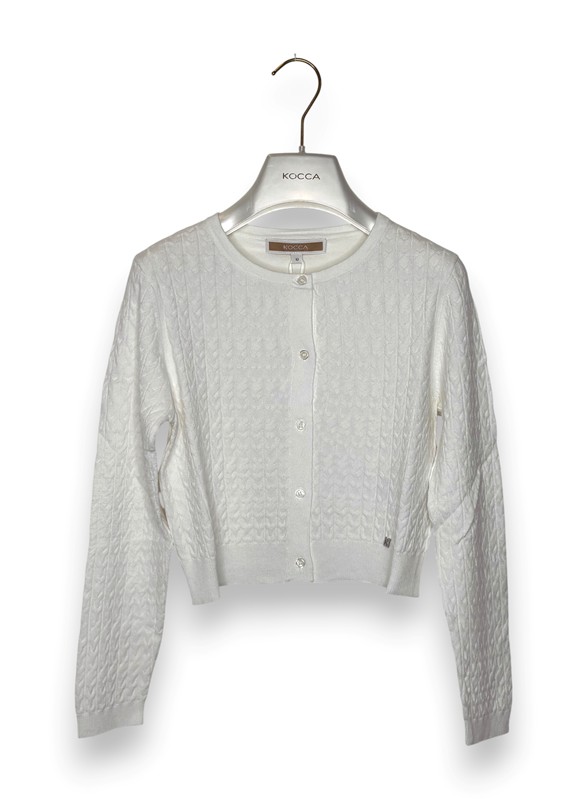 Golfino effetto trecce