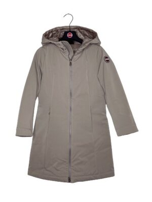 D8E6F1B0D0E3E18290CE621639A77B7E_ Piumino lungo liscio+cappuccio f