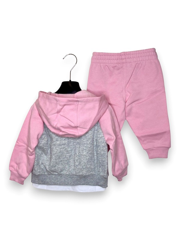 Tuta jogging+t-shirt bicolore nike