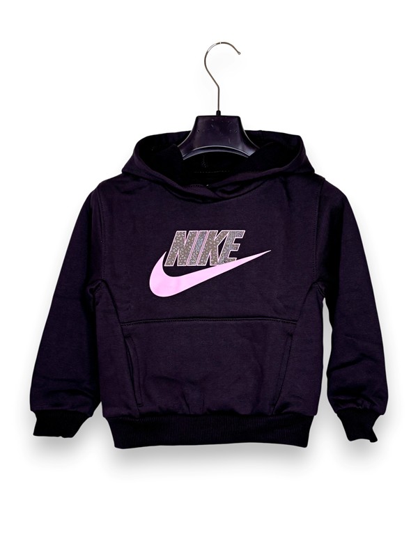 Felpa cappuccio crop nike