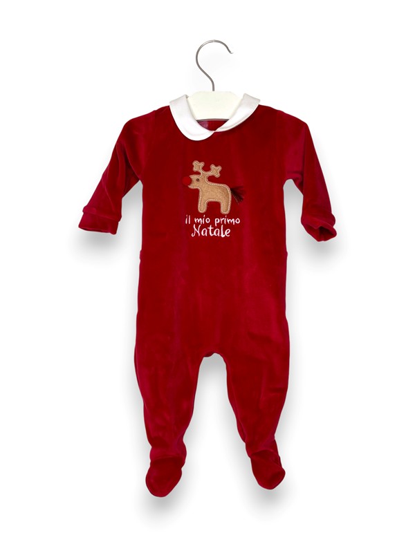 Tuta ciniglia+alce il mio primo natale