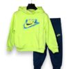 Tuta jogging+cappuccio felpa nike bicolore