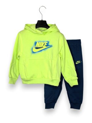 0EDFB6FB9462FD9133CD16ECD9E9CEC5_ Tuta jogging+cappuccio felpa nike bicolore