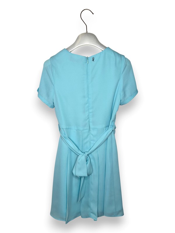 Abito svasato crepe+cintura