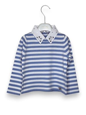 530F0B42E2438B9028595DEE8F2A75FE_ Girocollo maglia rigata+collo staccabile