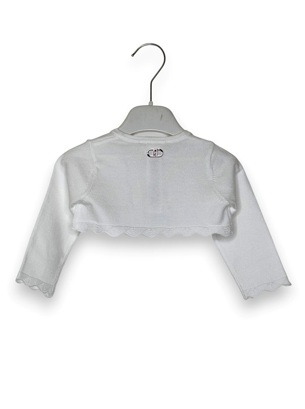 Coprispalle maglia bordo dentellato