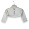Coprispalle maglia bordo dentellato