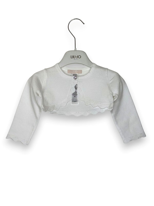 Coprispalle maglia bordo dentellato