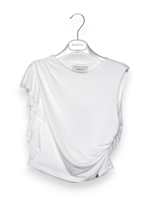 T-shirt graffata viscosa